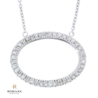 Diamond Pendant 14K White Gold