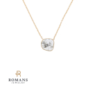 Salt Pepper Diamond Necklace 14K S&P .67CTW