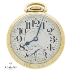 Hamilton Railway 992B 1940s Special Pocket Watch 10K Gold Filled