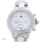 Michele Tahitian Diamond Watch Steel Ceramic MWW12E000001