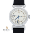 Movado Francois Borgel Watch Stainless Steel 15J 1950s 0185533