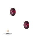 Mozambique Garnet Stud Earrings 14KYG 1.00CTW